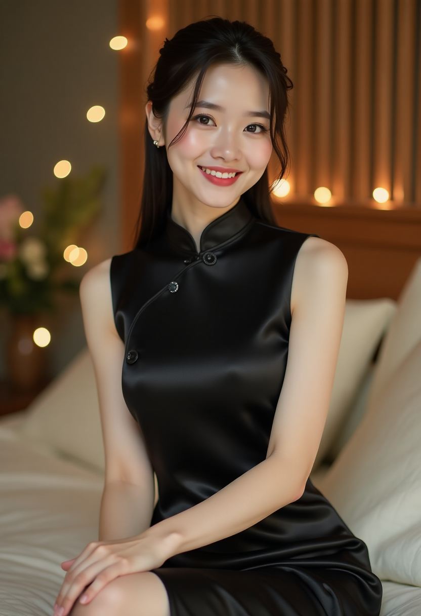 小城母女散步